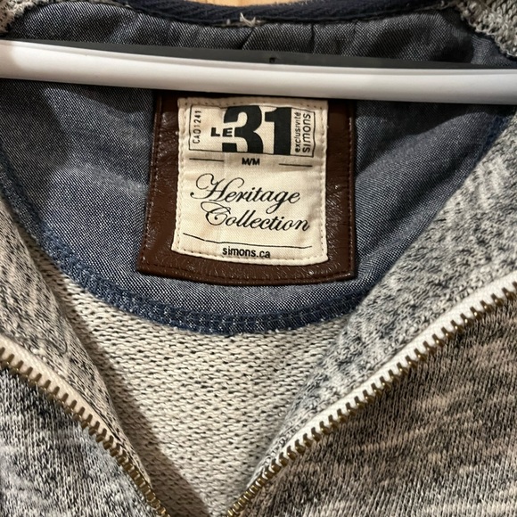 Le 31 men’s zipper hoodie - Picture 4 of 4